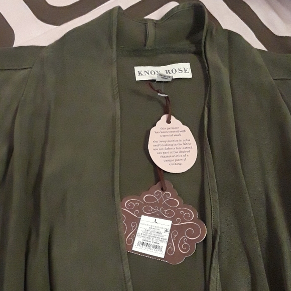 NWT Knox Rose Womens Cascade Sweater in Green - Picture 8 of 15